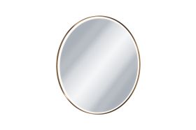 Lustro Corido 80x80 cm Okrągłe z Oświetleniem Miedź Szczotkowana DOEX.CO080CB Excellent