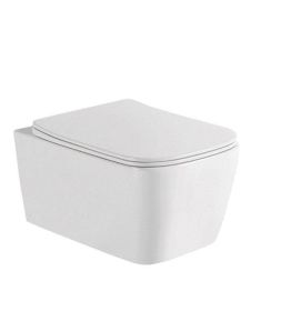 Miska WC Podwieszana Bezrantowa z Deską Wolnoopadająca LEX 1.0 49,5x35 1148 Emporia