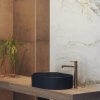 Copper Piano Aranżacja 23 czarna umywalka Rosie armatura omnires Y