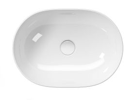 Umywalka Nablatowa Pura 50x35 Bianco Lucido 886011 Gsi