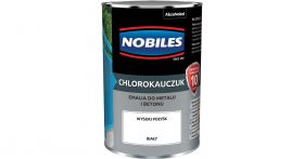 Farba Chlorokauczukowa Do Metalu i Betonu Biały 0,9L Nobiles