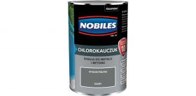 Farba Chlorokauczukowa Do Metalu i Betonu Szary 0,9L Nobiles