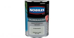 Farba Chlorokauczukowa Do Metalu i Betonu Szary Jasny Ral 7035 0,9L Nobiles