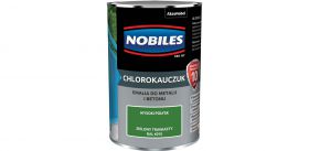 Farba Chlorokauczukowa Do Metalu i Betonu Zielony Trawiasty Ral 6010 0,9L Nobiles