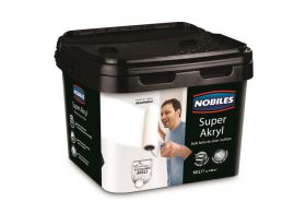 Emulsja Super Akryl Biała 10L Nobiles