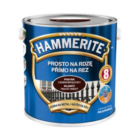 Farba Prosto Na Rdzę Połysk Ciemnobrązowy 2.5L Hammerite