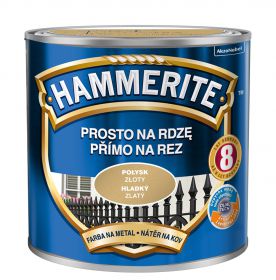 Farba Prosto Na Rdzę Połysk Złoty 0.25L Hammerite