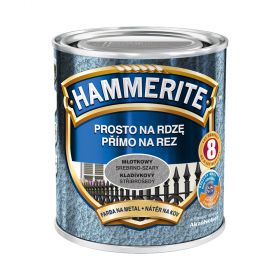 Farba Prosto Na Rdzę Młotkowy SrebrnoSzary 0.7L Hammerite