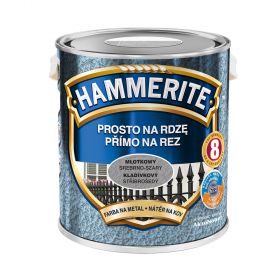 Farba Prosto Na Rdzę Młotkowy Srebrnoszary 2.5L Hammerite