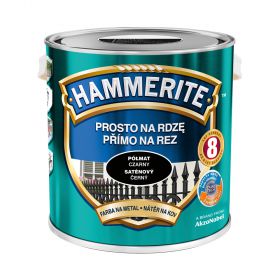 Farba Prosto Na Rdzę Półmat Czarny 2.5L Hammerite