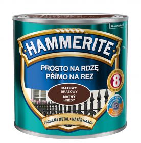 Farba Prosto Na Rdzę Matowy Brązowy 0.25L Hammerite