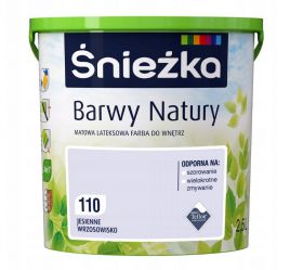Farba Lateksowa Barwy Natury Jesienne Wrzosowisko 2,5L Śnieżka