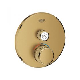 Bateria Termostatyczna Do Obsługi Jednego Wyjścia Wody Grohtherm SmartControl Brushed Cool Sunrise 29118GN0 Grohe