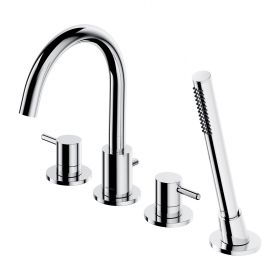 Bateria Wannowa 4Otworowa Chrom Y Y1232CR Omnires