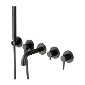 Bateria Wannowa 5Otworowa Podtynkowa Y Grafit Y12371SGR Omnires