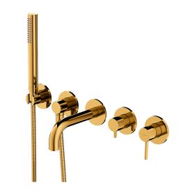 Bateria Wannowa 5Otworowa Podtynkowa Y Złoty Y12371SGL Omnires