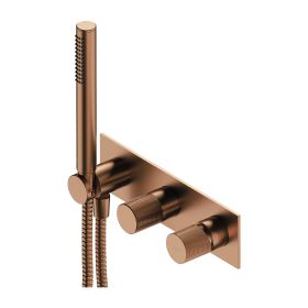 Bateria WannowoPrysznicowa Contour Miedz Szczotkowana CT8035/1CPB Omnires