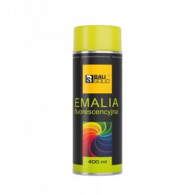 Spray Emalia Fluorescencyjna RAL 1026 Żółty 400ml Bausolid