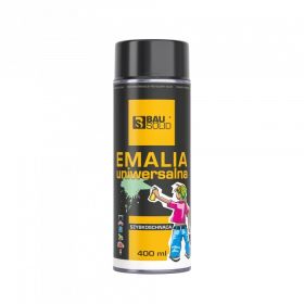 Emalia Uniwersalna RAL 9005 Czarny Połysk 400ml Bausolid
