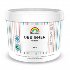 Farba Lateksowa Designer White 10L Beckers