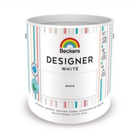 Farba Lateksowa Designer White 2,5L Beckers