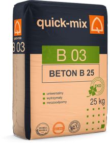 Beton B 03 B25 25Kg QuickMix