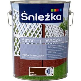 Śnieżka Betonposadzka B04 brąz 0,8L