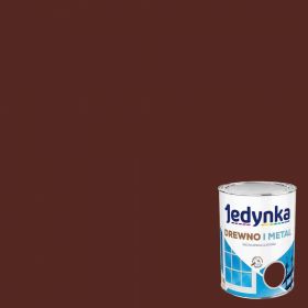 Farba Drewno I Metal Brązowy 0,36L Jedynka