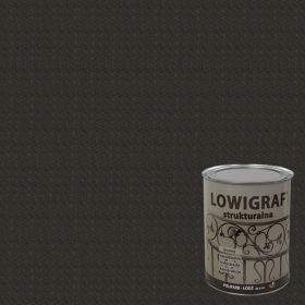 Farba Lowigraf Czarna Strukturalna 0,8L Polifarb Łódź