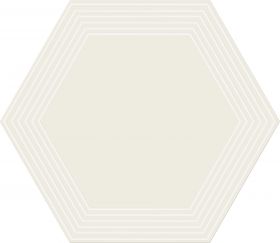 Dekor Cielo e Terra Bianco Geometry 2 MAT 10 mm 22,1x19,2 Tubądzin