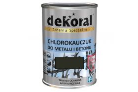 Emalia Chlorokauczukowa Strong Brązowy Czekoladowy Średni RAL 8017 0,9L Dekoral