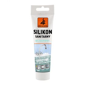Silikon Sanitarny Biały 100 ml Dragon
