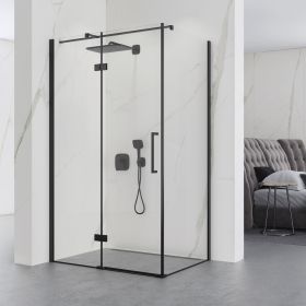 Drzwi Prysznicowe Uchylne Torre Nero 100 cm VP2100NB Atrium