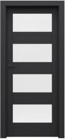 Drzwi Wewnętrzne Verte Home Czarny Model L.4 Porta
