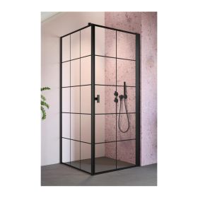 Drzwi Prysznicowe Nes 8 KDJ I Czarne 80 Prawe Factory 100720805455R Radaway