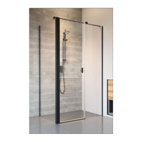 Drzwi Prysznicowe Nes 8 KDS II Czarne 100 Prawe 100871005401R Radaway