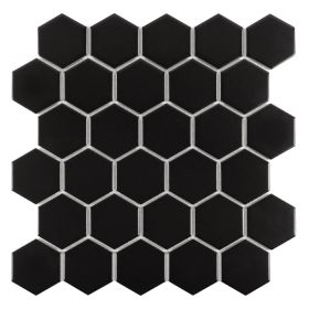Mozaika Hexagon Black 51 23x38 Dunin