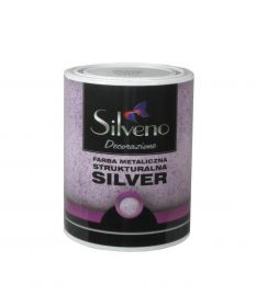 Farba Metaliczna Strukturalna Silver 0,8L Silveno
