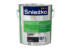 Emalia OlejnoFtalowa Supermal 10L Czarny Połysk Śnieżka