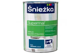Emalia OlejnoFtalowa Supermal Niebieski F525 0,8L Połysk Śnieżka