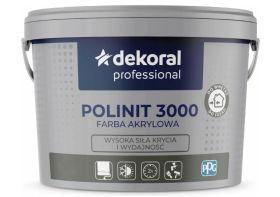 Farba Akrylowa Professional Polnit 3000 5L Biały Dekoral