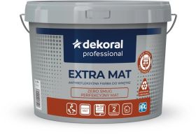 Farba Antyrefleksyjna Professional Extra Mat 9,25L Baza ZN Dekoral