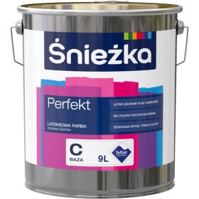Farba Lateksowa Perfekt Baza C 9L Śnieżka