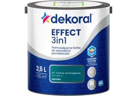 Farba Lateksowa Plamoodporna Effect 3IN1 2.5L Ciemny Szmaragdowy Dekoral