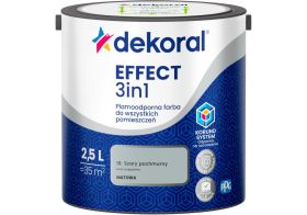 Farba Lateksowa Plamoodporna Effect 3IN1 2.5L Szary Pochmurny Dekoral