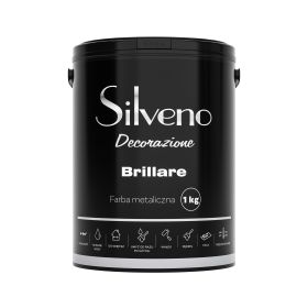 Farba Metaliczna Brillare 1kg Silveno Decorazione