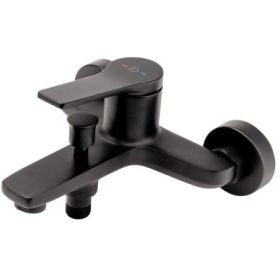 Bateria WannowoPrysznicowa Ścienna Seppia Czarny Mat FD1SPA122 Fdesign