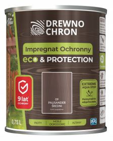 Impregnat Ochronny Eco&Protection Palisander Średni 0.75L Drewnochron