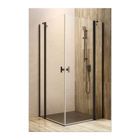 Kabina Nes 8 KDD II Czarna 80 Część Lewa 100850805401L Radaway