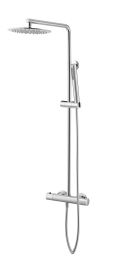 Kolumna Natryskowa Termostatyczna Rio 2Funkcyjna Z Zestawem Natryskowym I Deszczownicą 250 mm Nikiel Szczotkowany 0401201N Emporia
